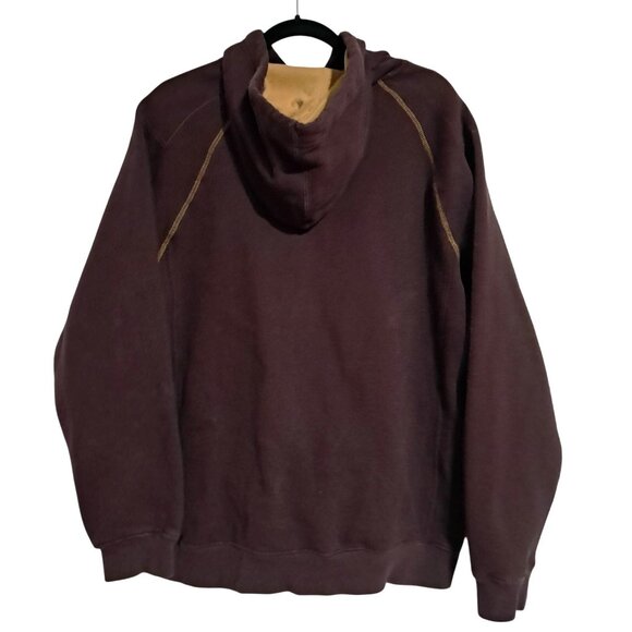 Columbia Womens XL Maroon Hooded Sweatshirt With Pockets - Picture 2 of 10